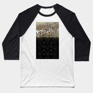 Wild Teasel • 2024 Year-at-a-glance Calendar Baseball T-Shirt